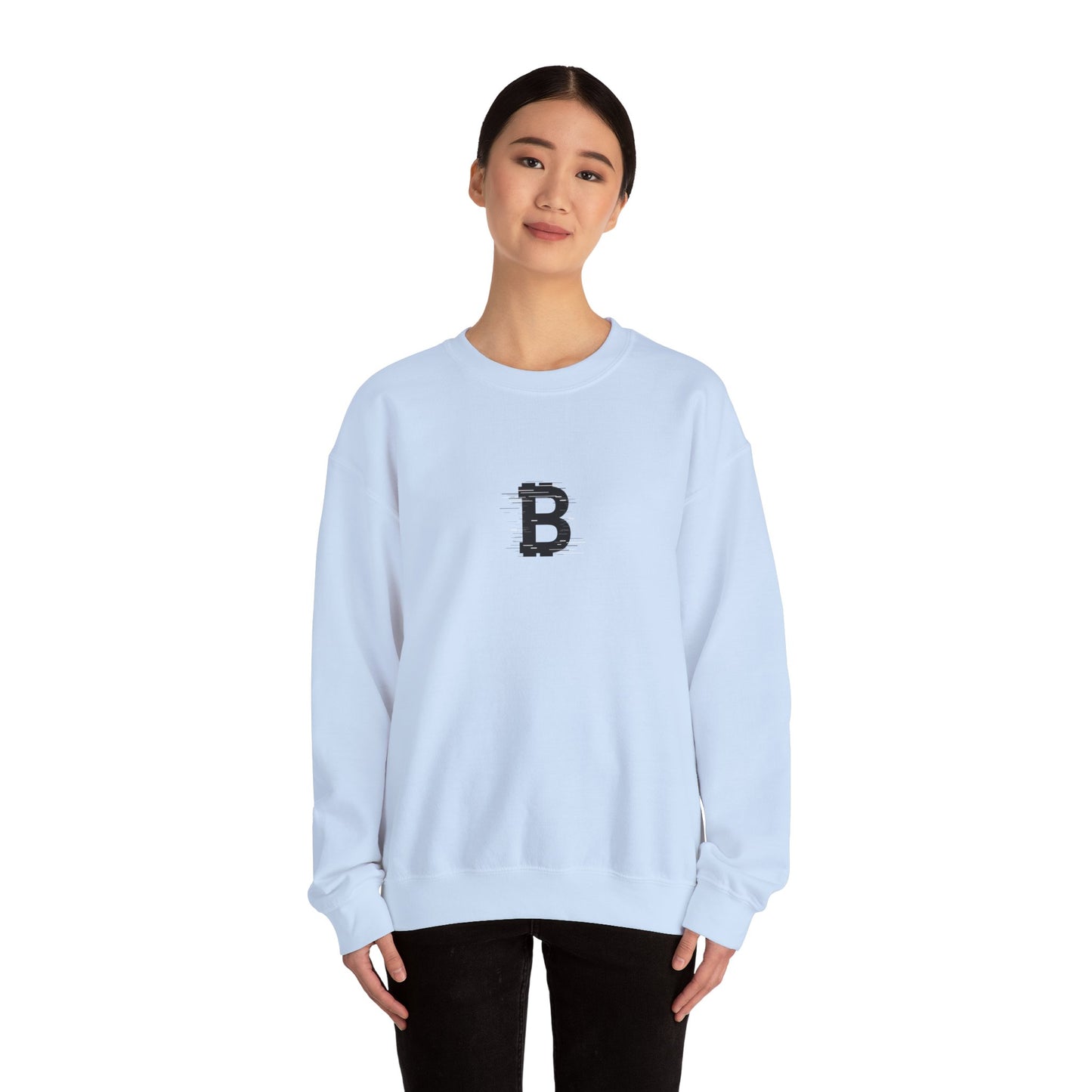 Monogram Bitcoin Unisex Sweatshirt - Bitcoin Merch