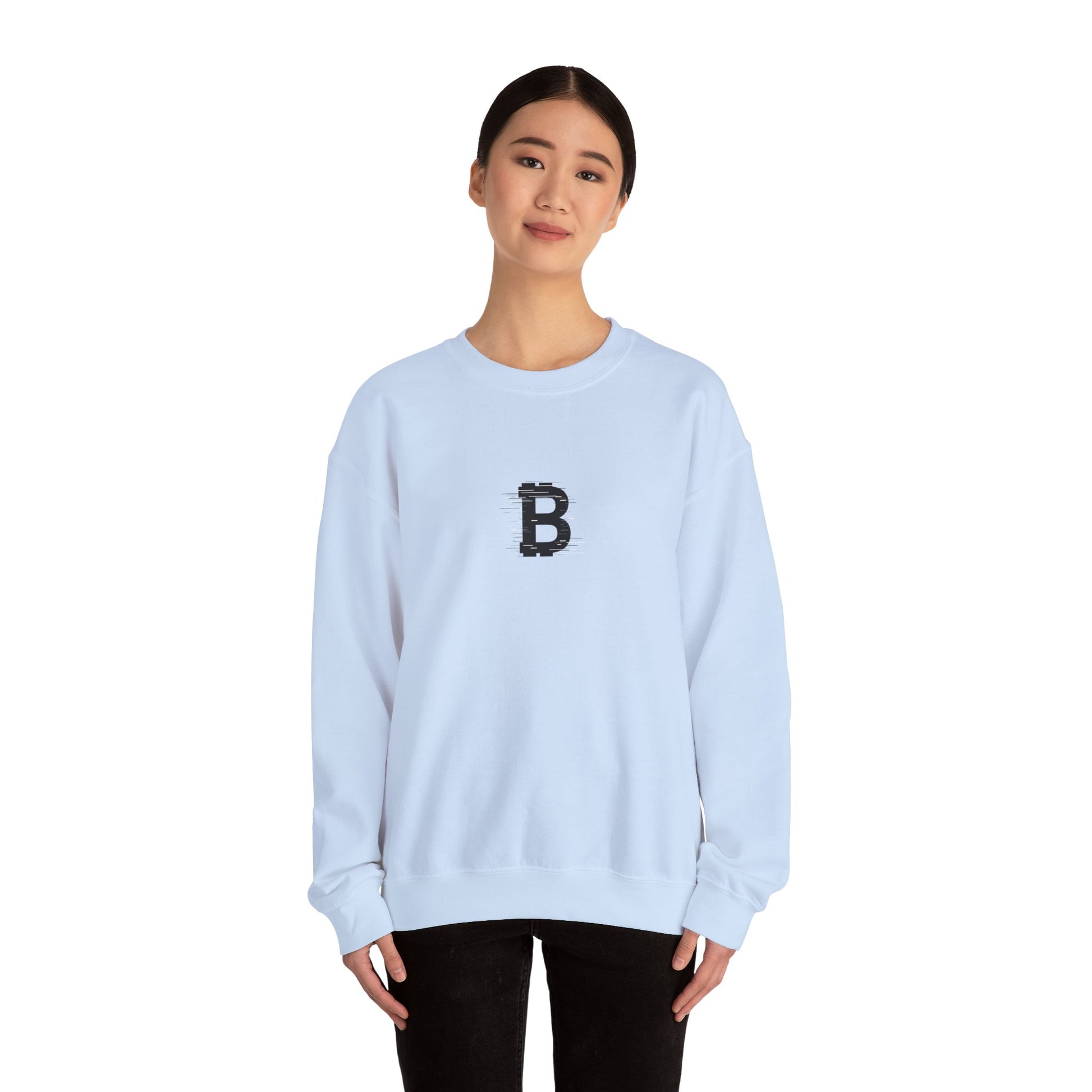 Monogram Bitcoin Unisex Sweatshirt - Bitcoin Merch
