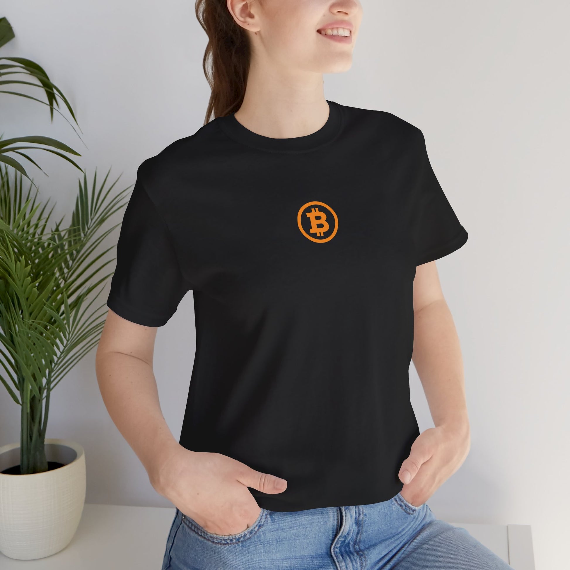Unisex BitCoin Logo Simpe T-shirt - Bitcoin Merch