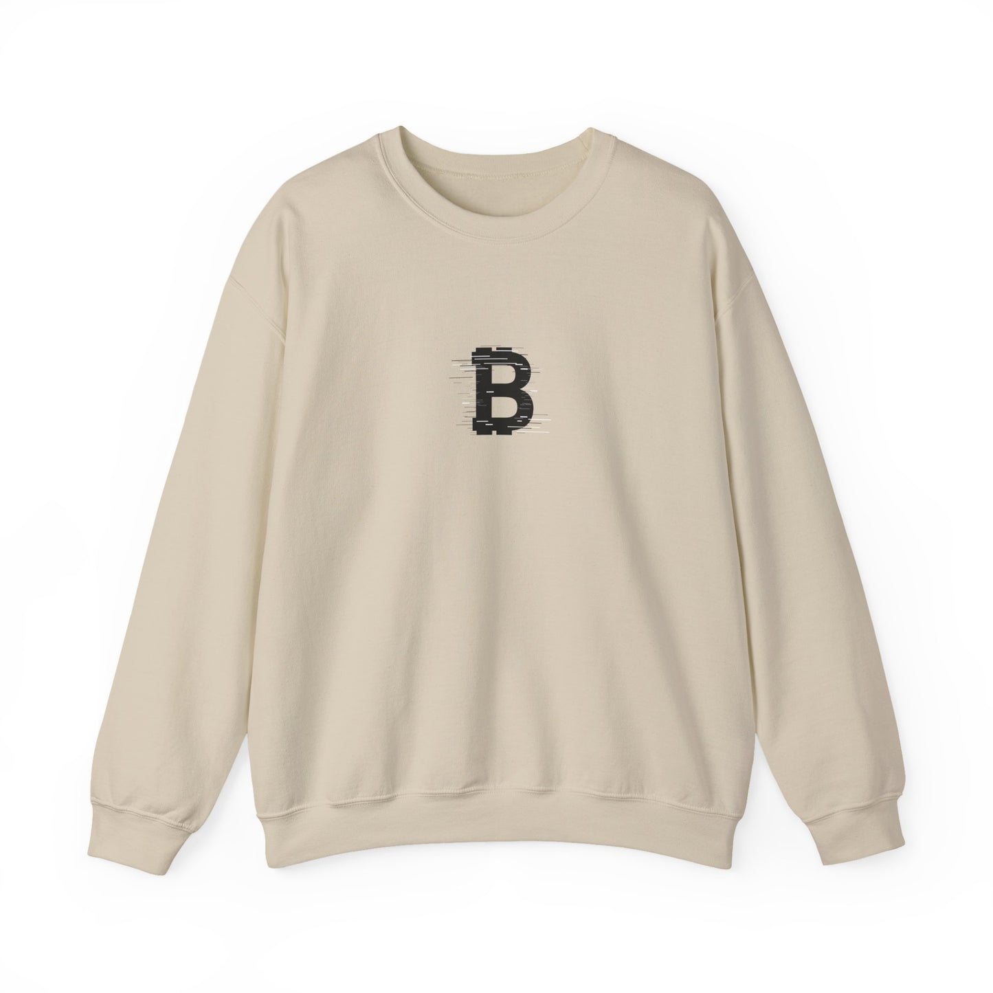 Monogram Bitcoin Unisex Sweatshirt - Bitcoin Merch