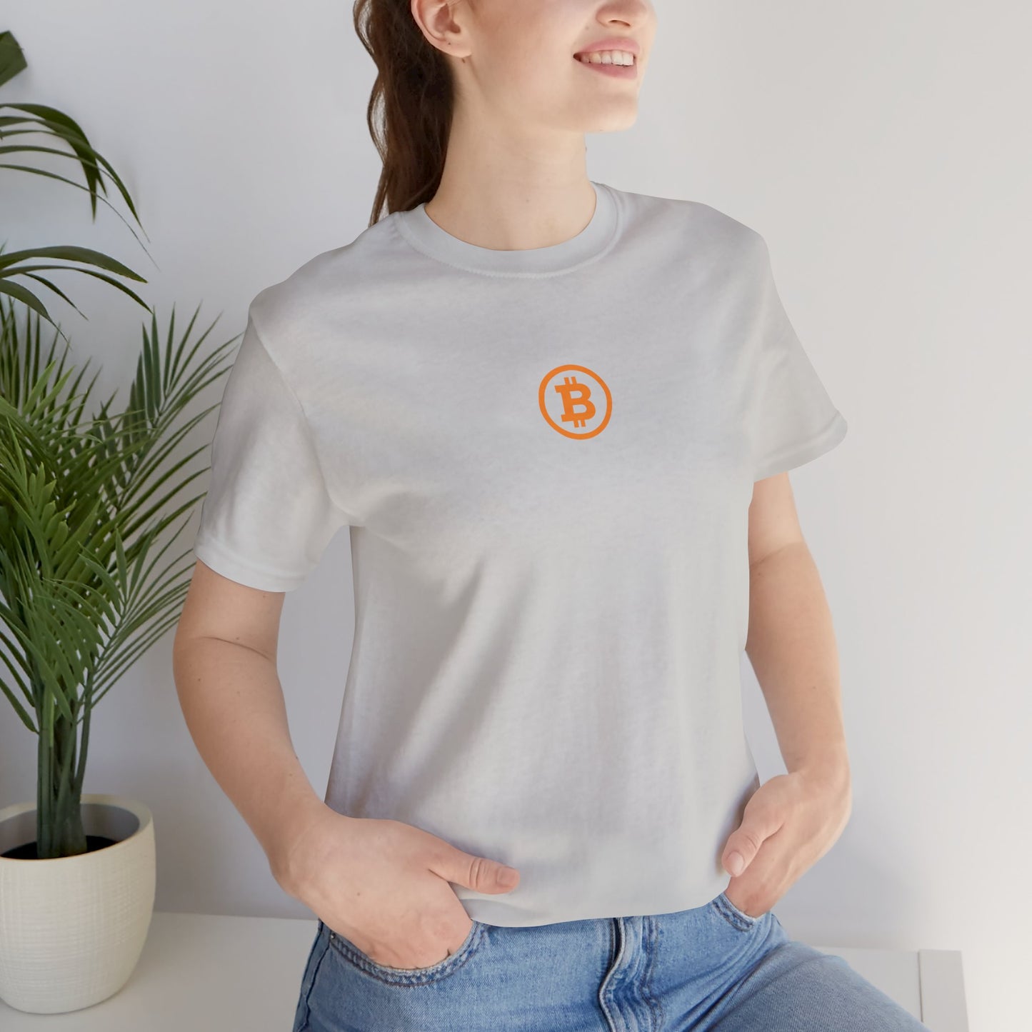 Unisex BitCoin Logo Simpe T-shirt - Bitcoin Merch