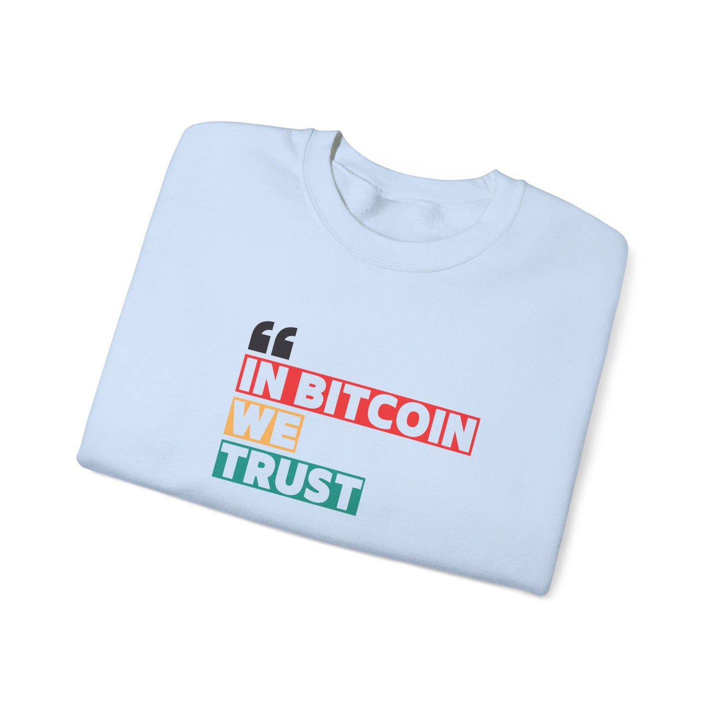 Bitcoin Trust Sweatshirt - Unisex Heavy Blend™ Crewneck - Bitcoin Merch