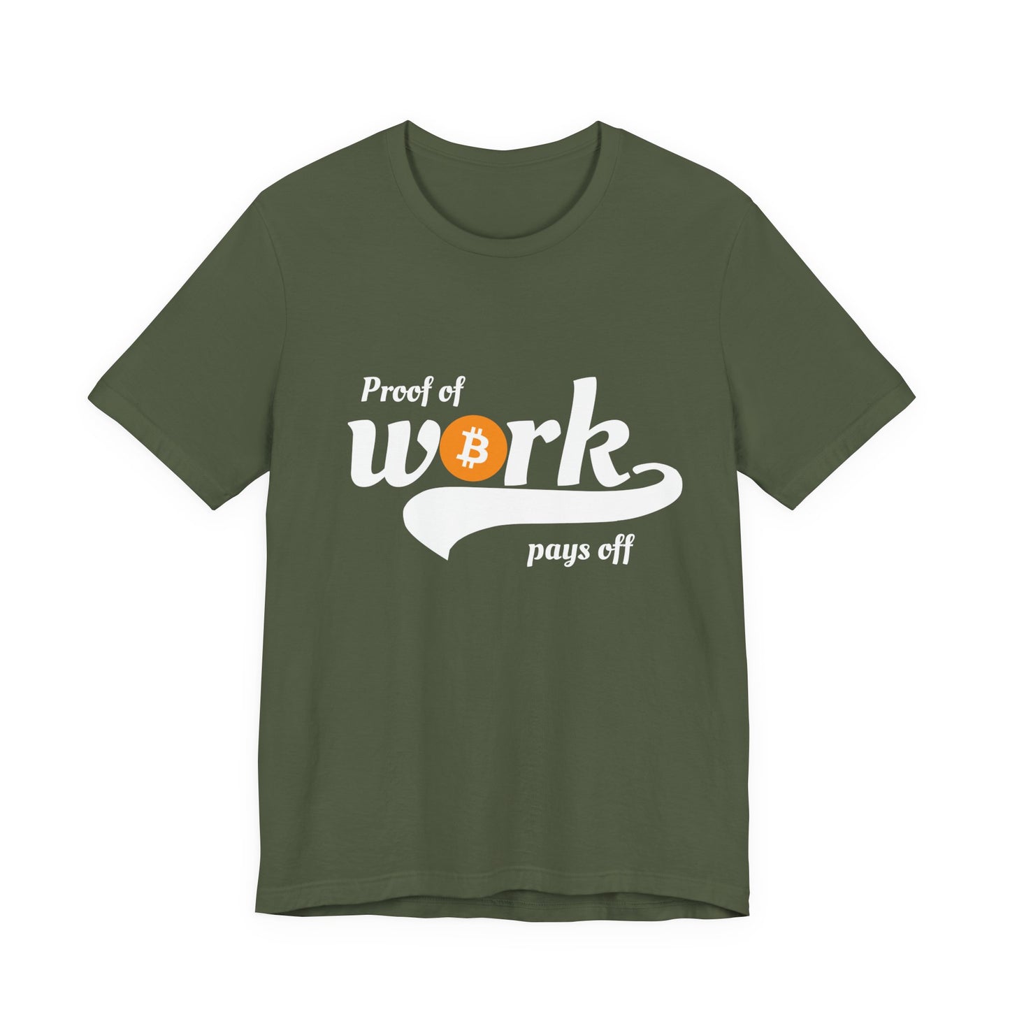 Bitcoin Proof of Work Graphic Unisex T-shirt - Bitcoin Merch