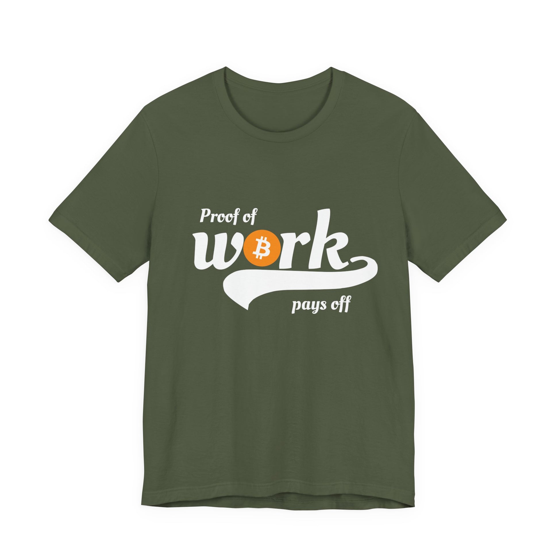 Bitcoin Proof of Work Graphic Unisex T-shirt - Bitcoin Merch