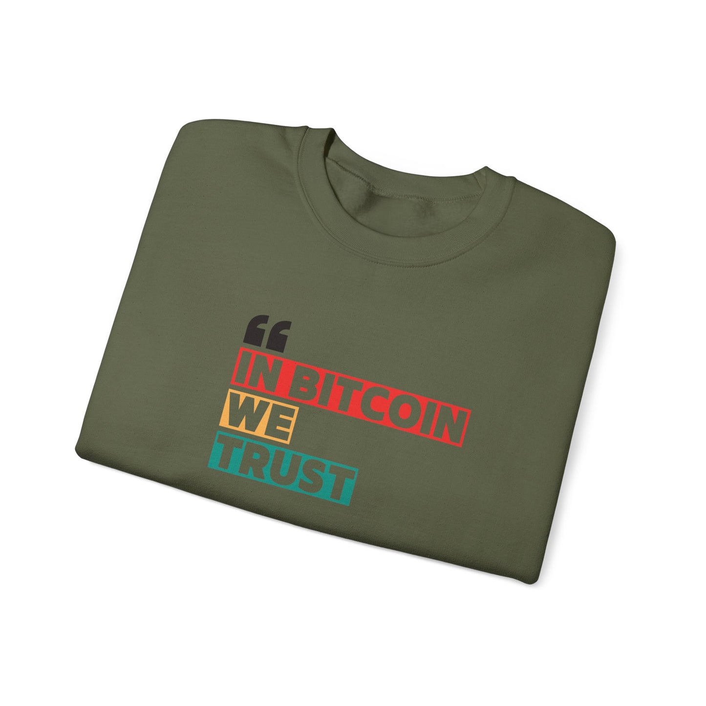 Bitcoin Trust Sweatshirt - Unisex Heavy Blend™ Crewneck - Bitcoin Merch