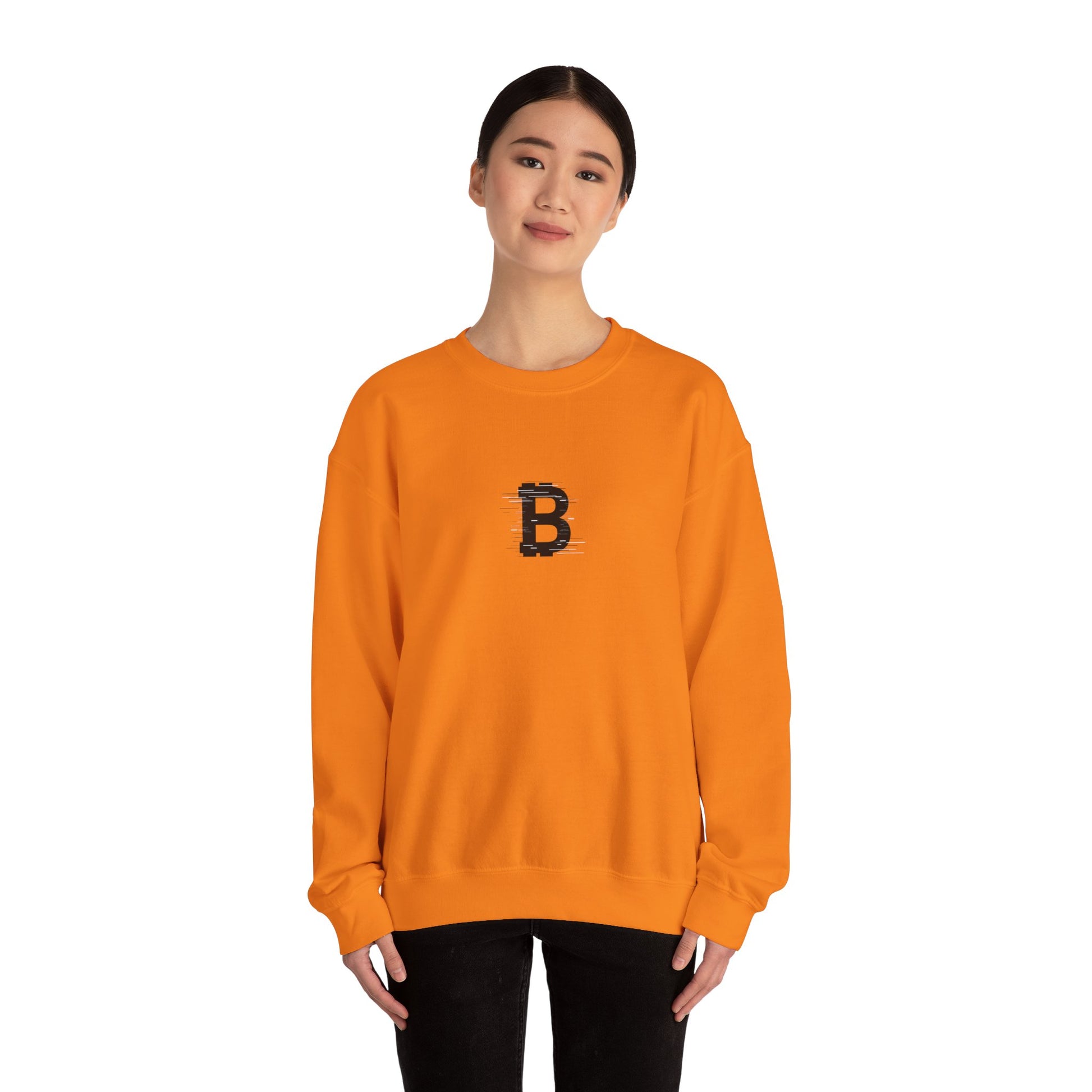 Monogram Bitcoin Unisex Sweatshirt - Bitcoin Merch