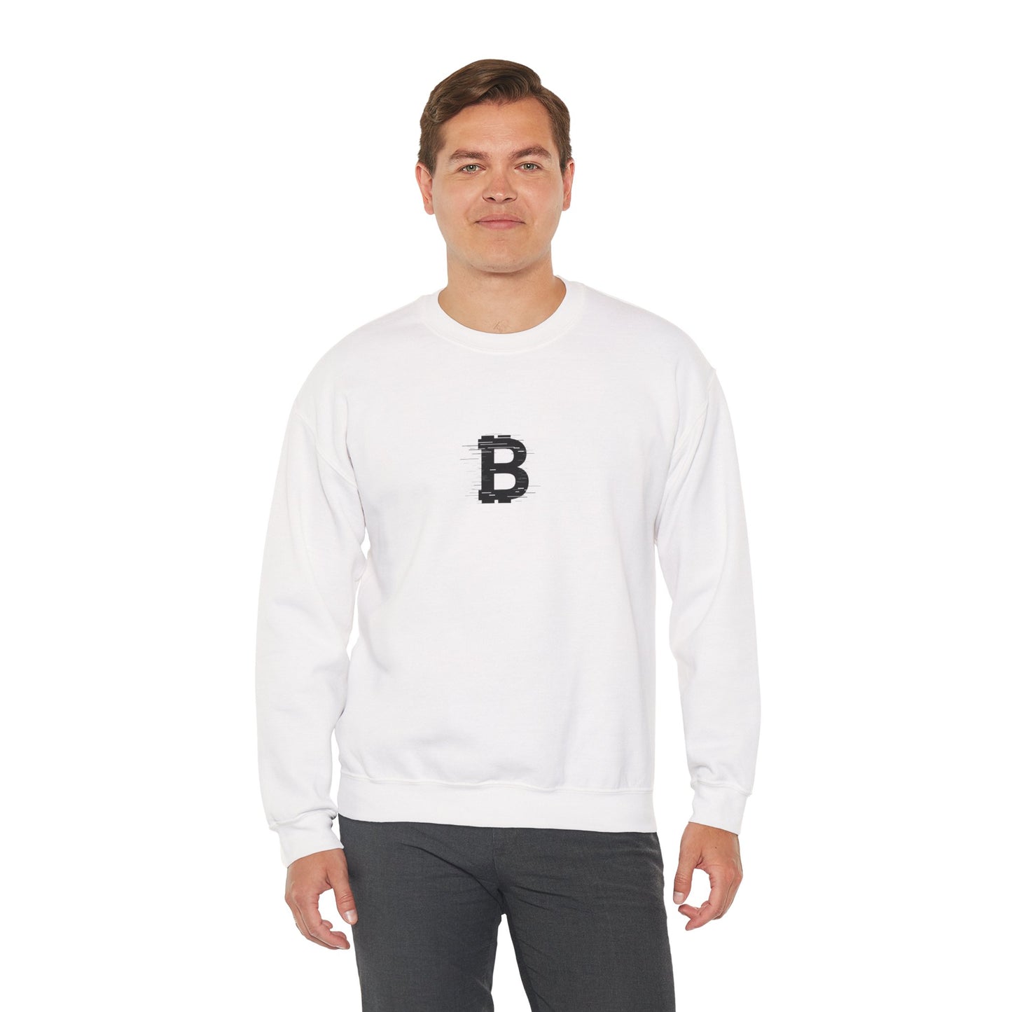 Monogram Bitcoin Unisex Sweatshirt - Bitcoin Merch