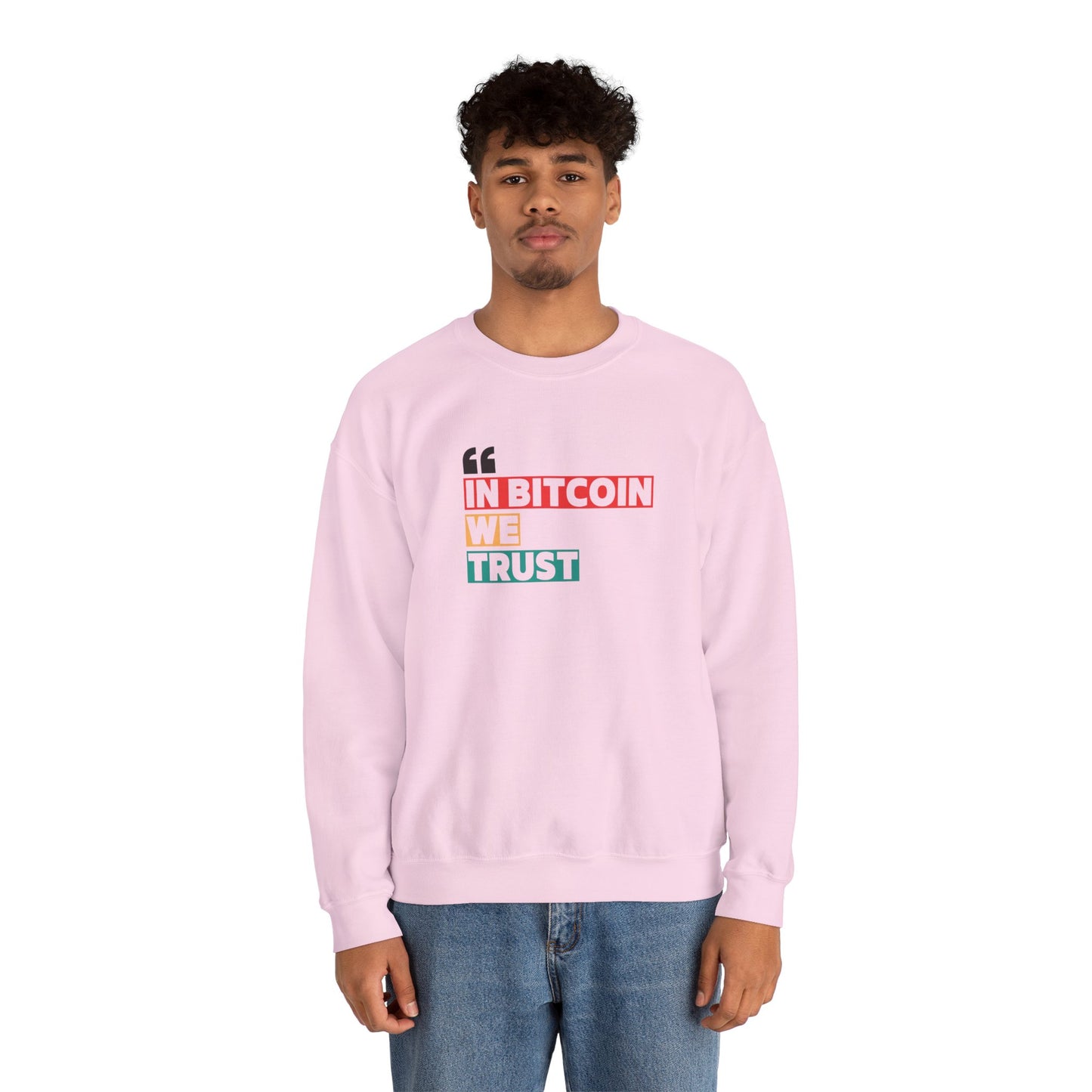 Bitcoin Trust Sweatshirt - Unisex Heavy Blend™ Crewneck - Bitcoin Merch