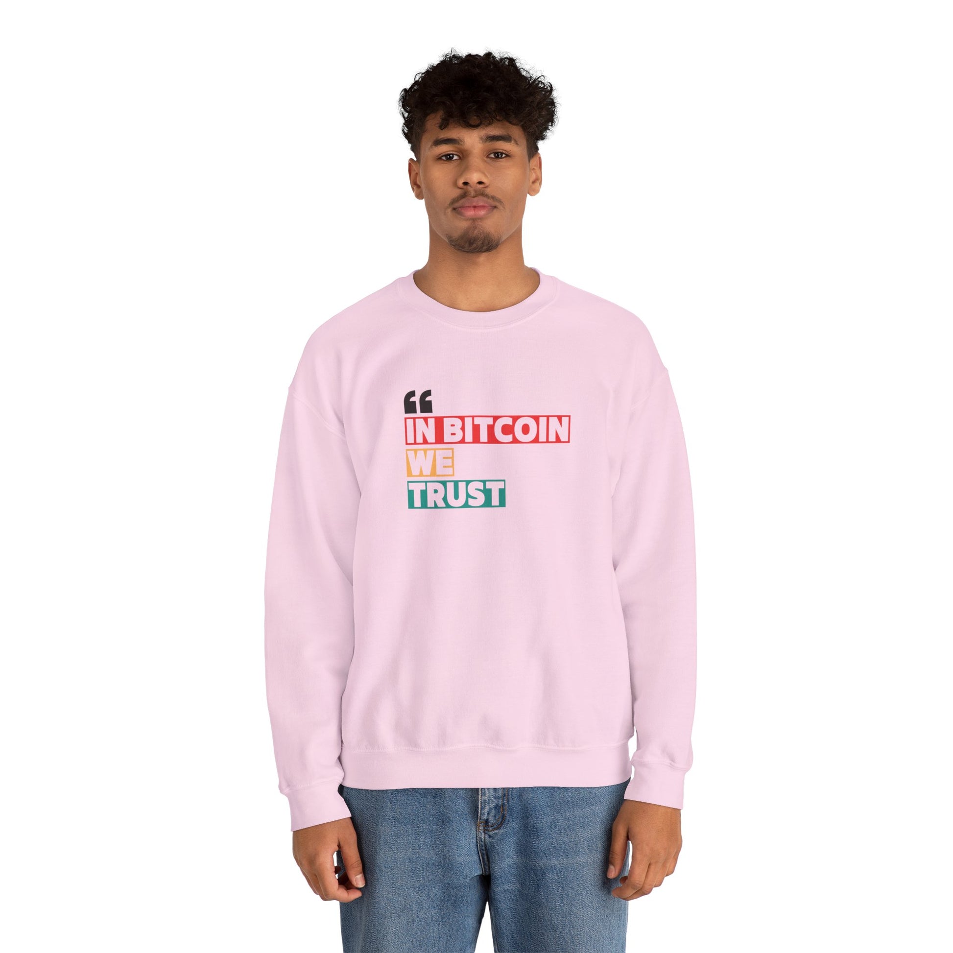 Bitcoin Trust Sweatshirt - Unisex Heavy Blend™ Crewneck - Bitcoin Merch