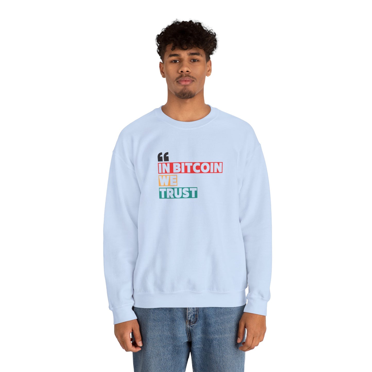 Bitcoin Trust Sweatshirt - Unisex Heavy Blend™ Crewneck - Bitcoin Merch
