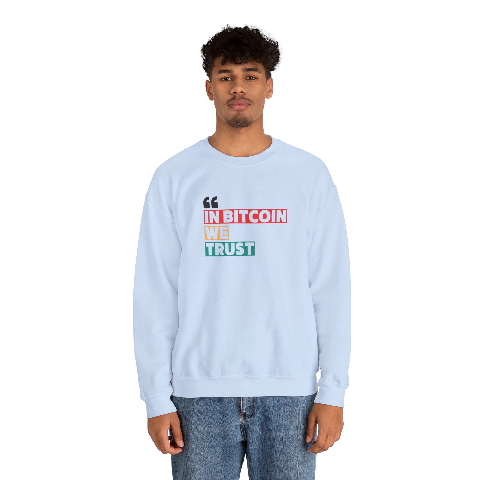 Bitcoin Trust Sweatshirt - Unisex Heavy Blend™ Crewneck - Bitcoin Merch