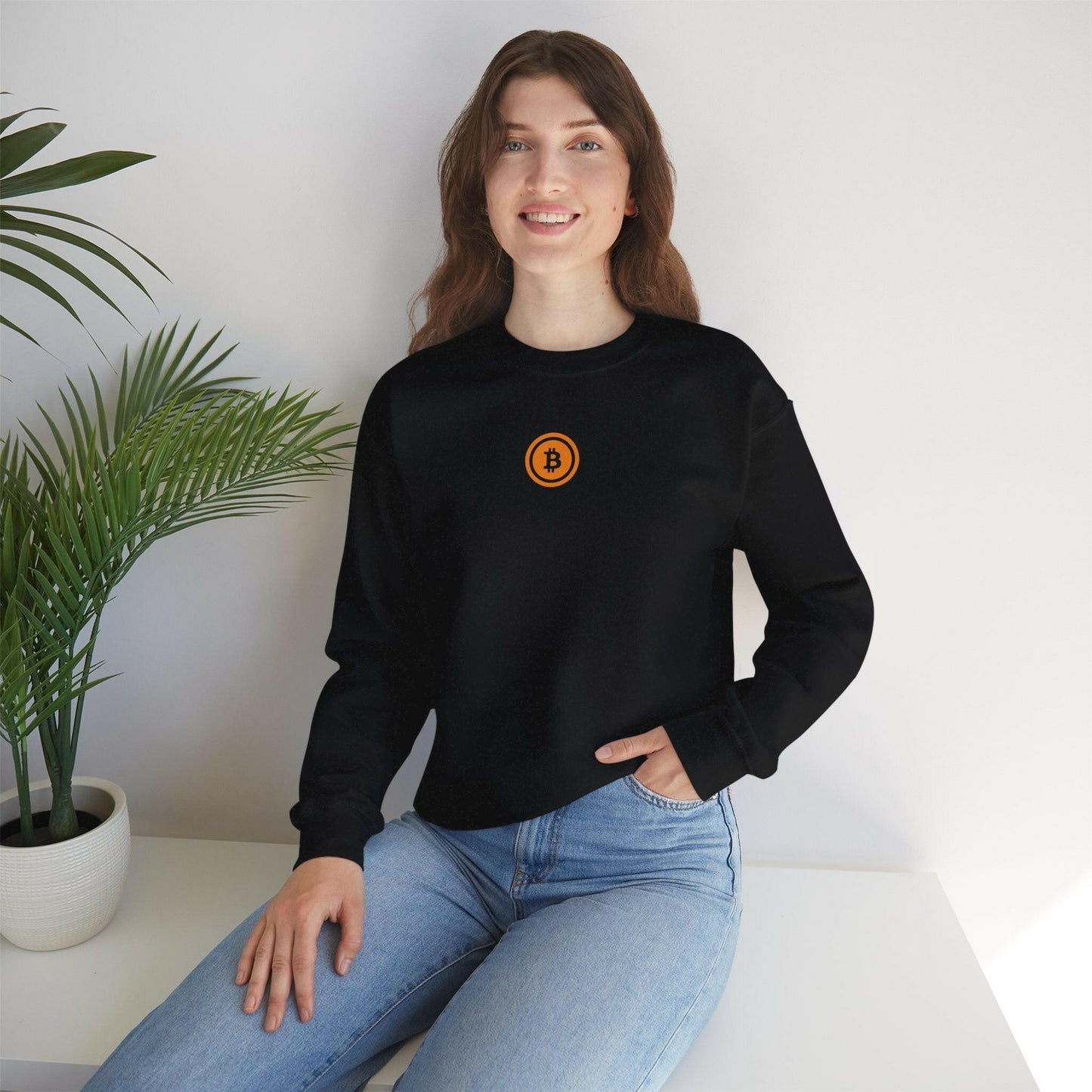 Bitcoin Minimalistic Sweatshirt - Bitcoin Merch