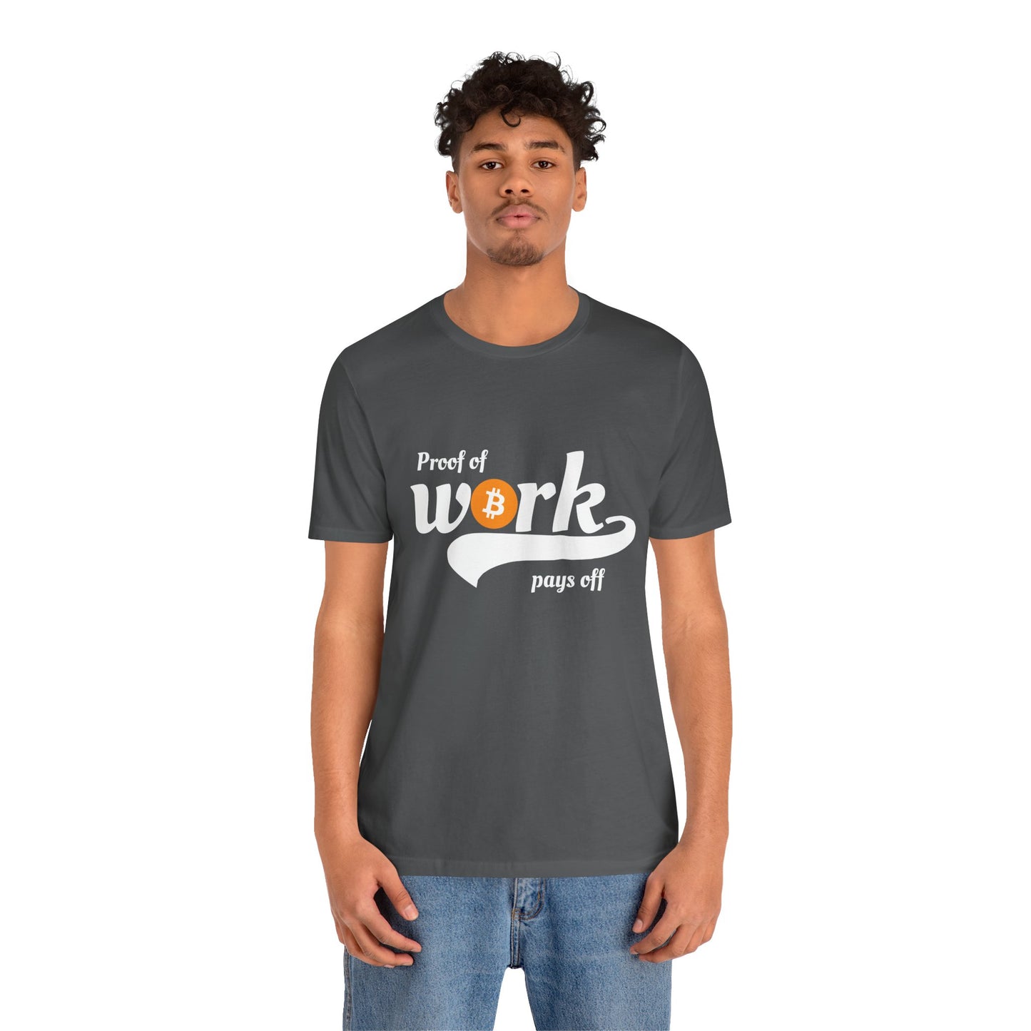 Bitcoin Proof of Work Graphic Unisex T-shirt - Bitcoin Merch