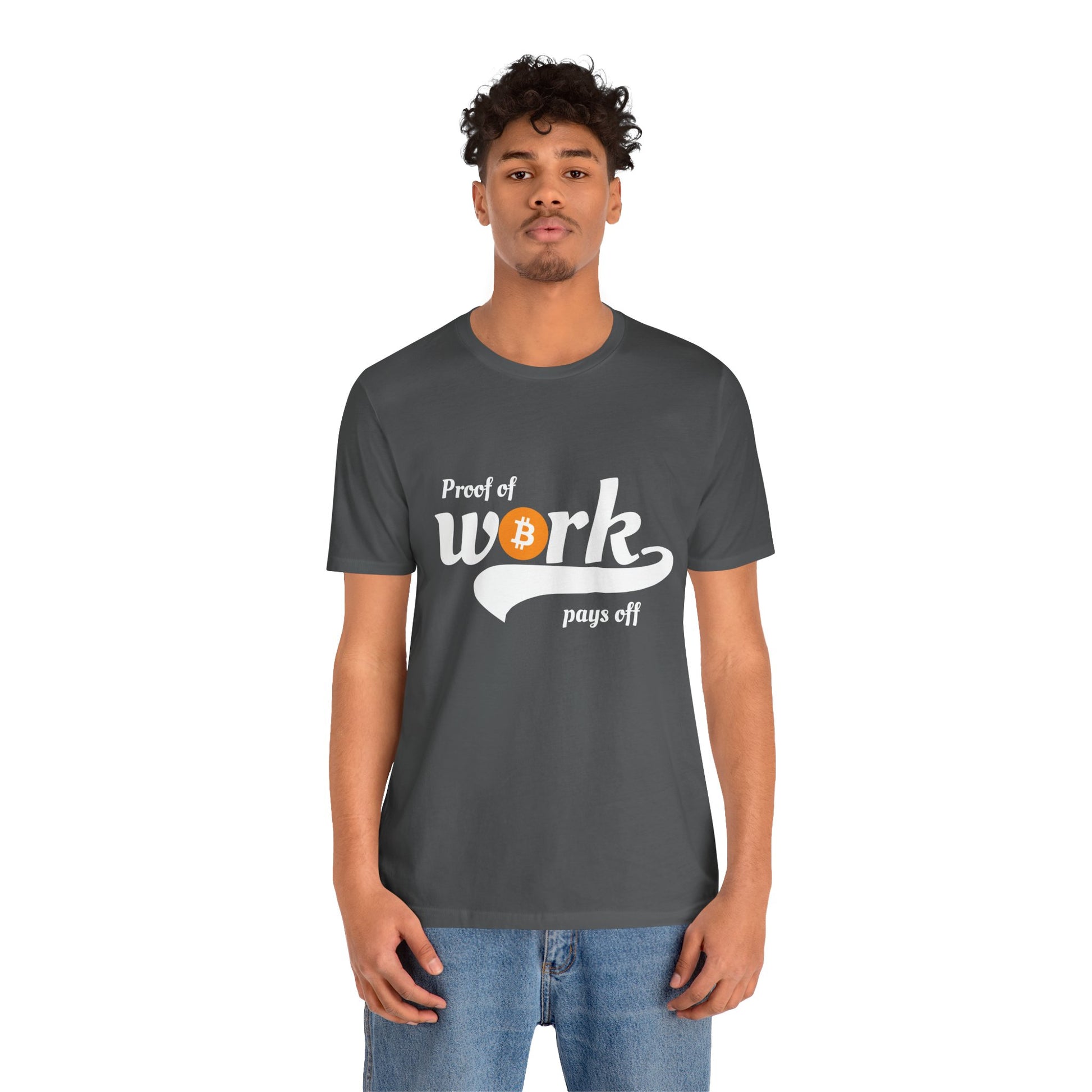 Bitcoin Proof of Work Graphic Unisex T-shirt - Bitcoin Merch