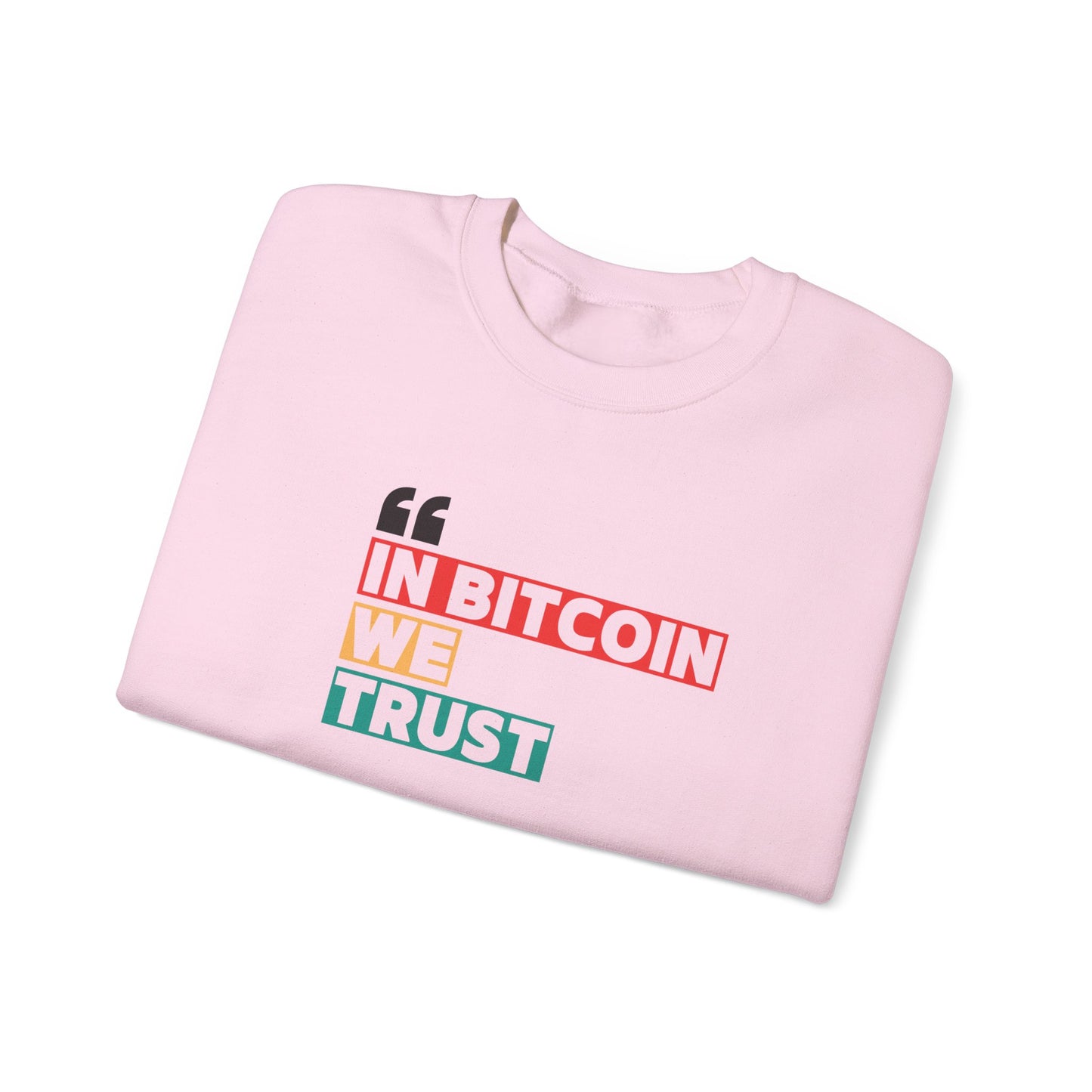 Bitcoin Trust Sweatshirt - Unisex Heavy Blend™ Crewneck - Bitcoin Merch