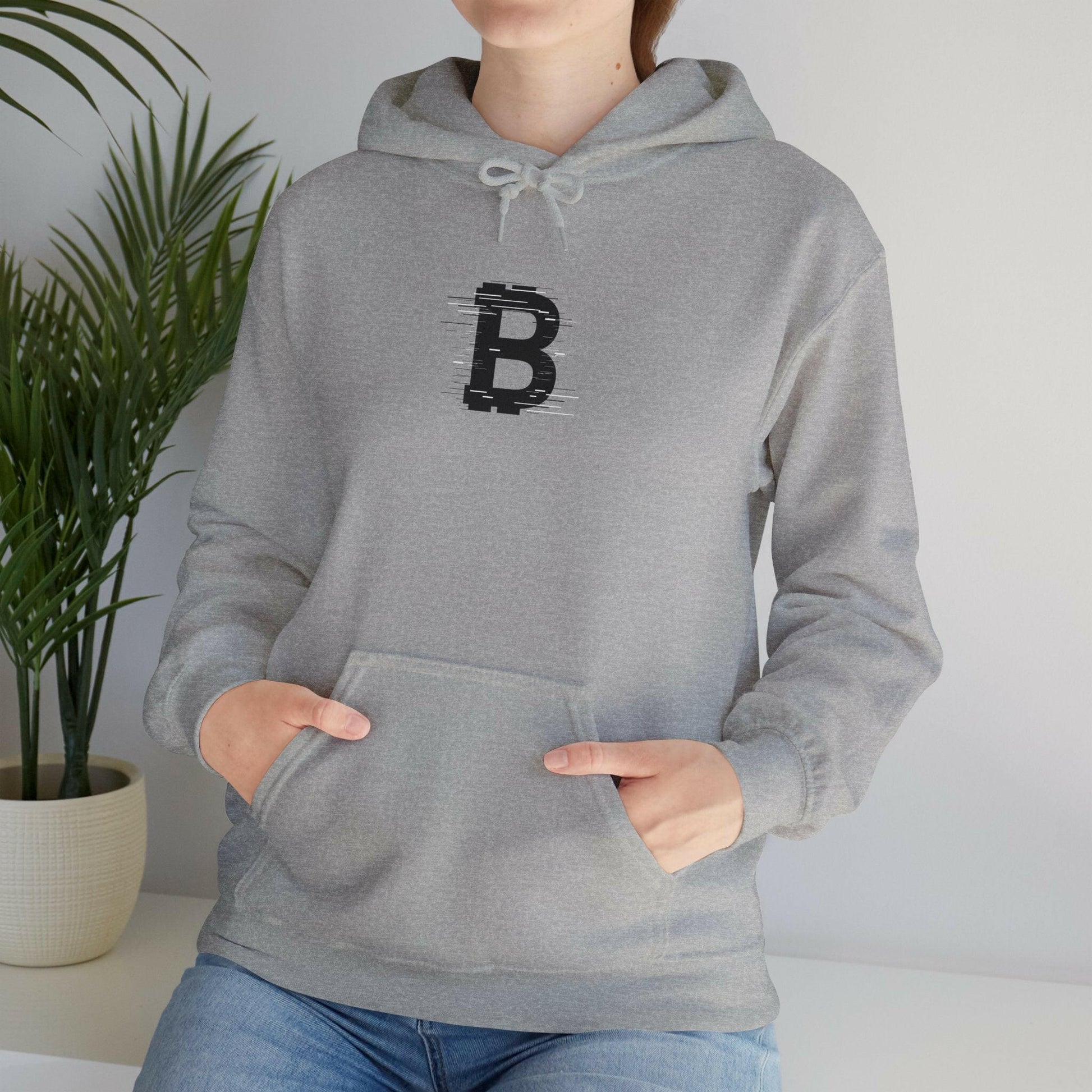 Glitch Bitcoin Hoodie - Bitcoin Merch
